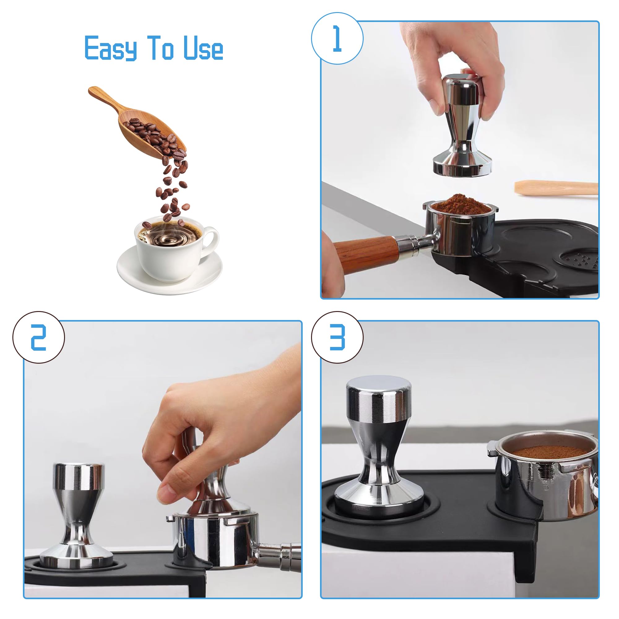 Amazon.com: OlBuWa Coffee Tamper 49mm - Espresso Coffee Press with